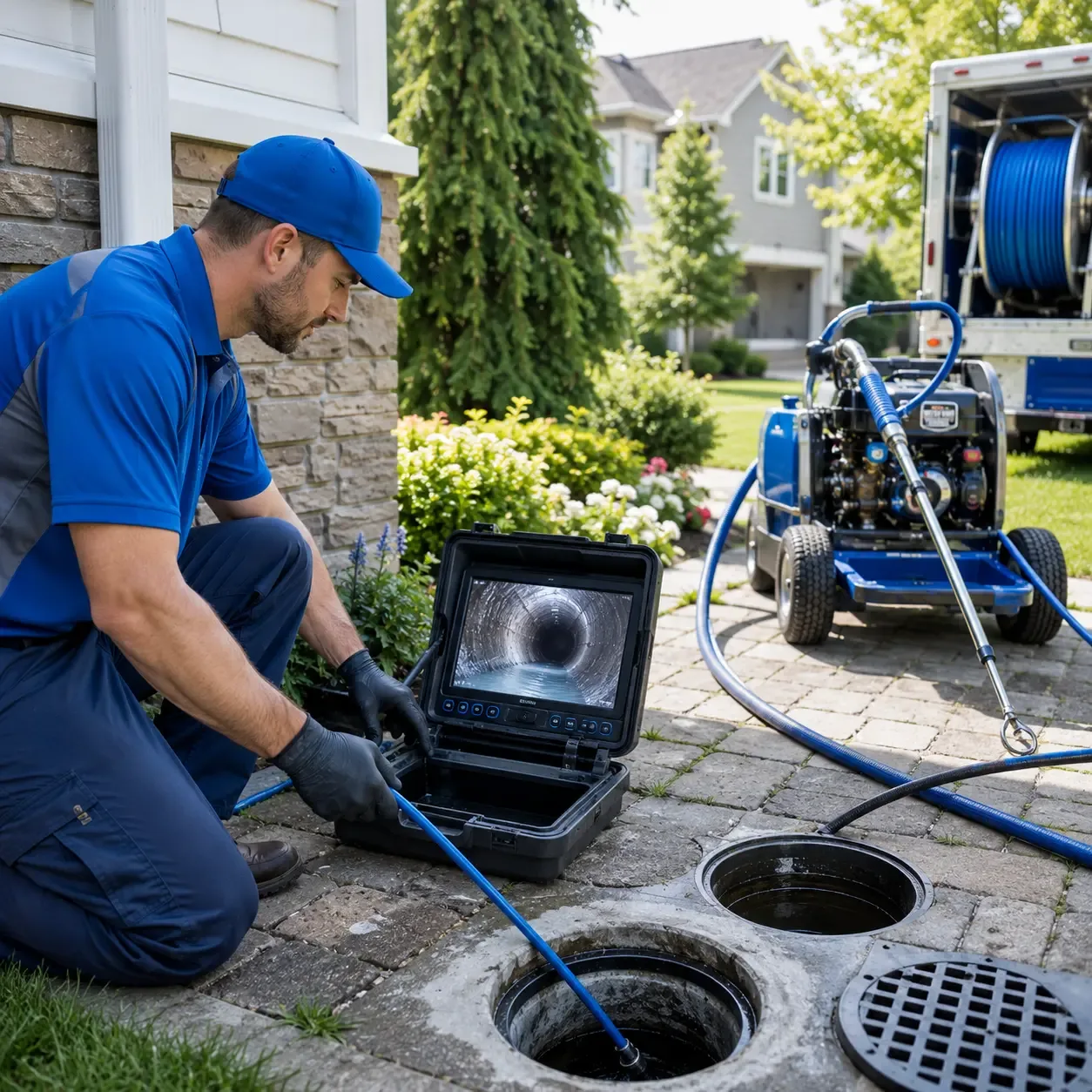 Outdoor drain cleaning professionals serving Ogden, IL